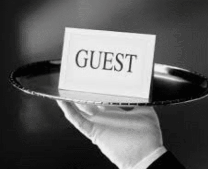 BEING A GREAT GUEST